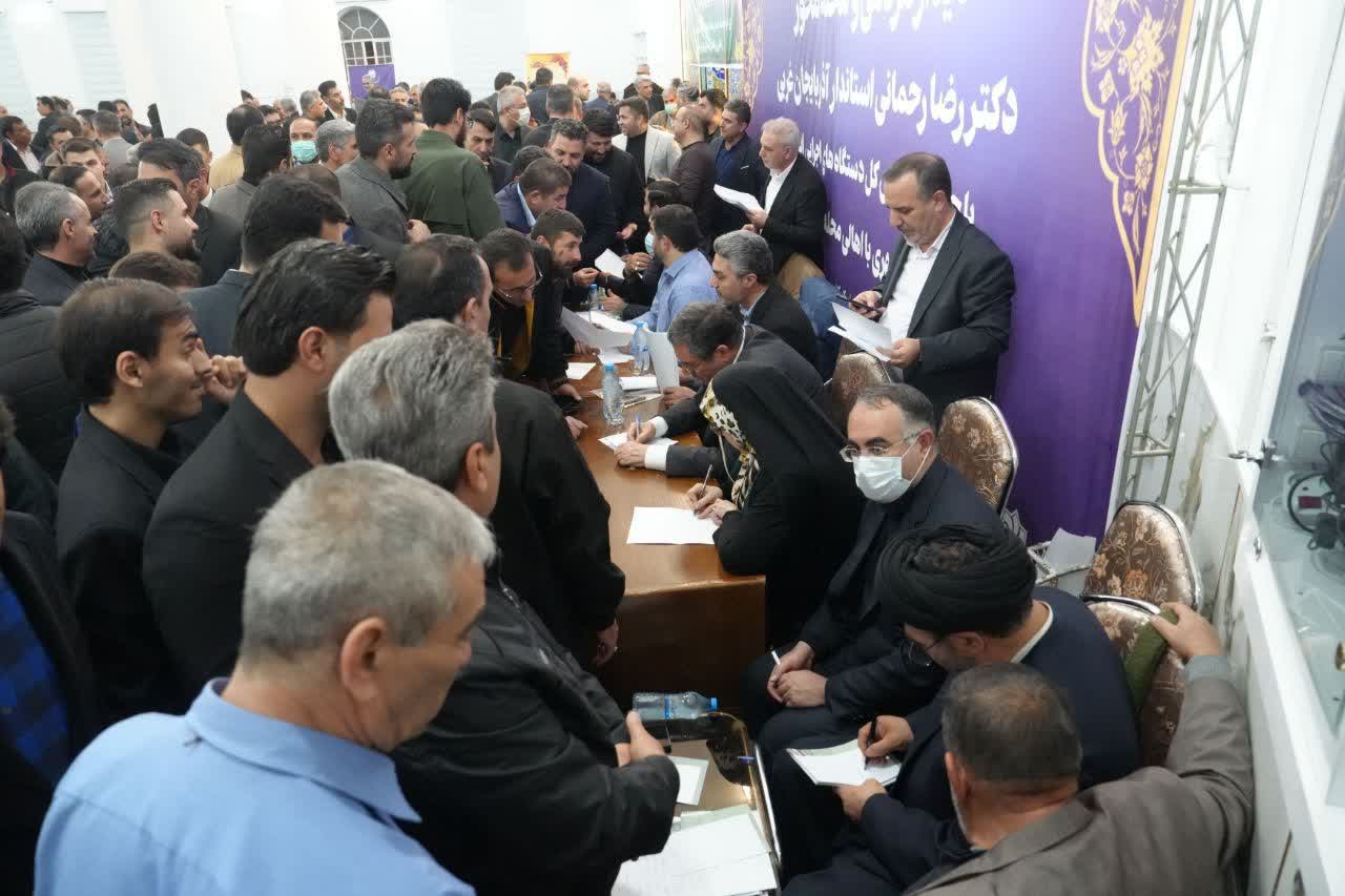 برگزاری نشست استاندار آذربایجان‌غربی با اهالی منطقه طرزیلو ارومیه + تصاویر