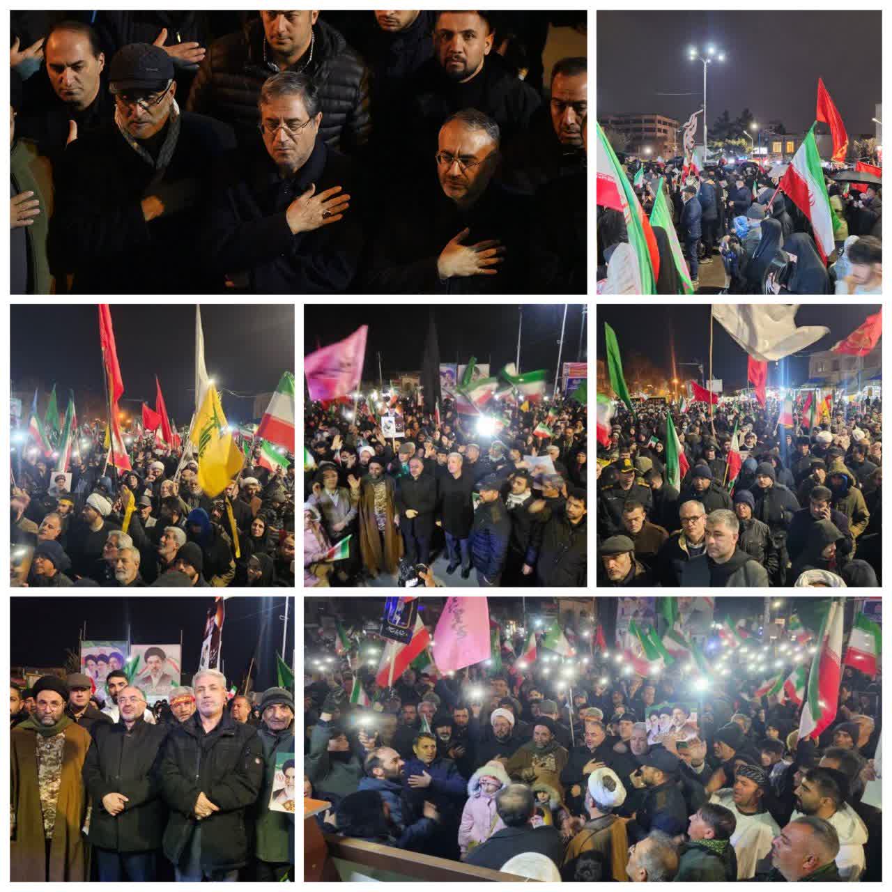 برگزاری آیین شهادت حضرت امام خامنه‌ای در ارومیه