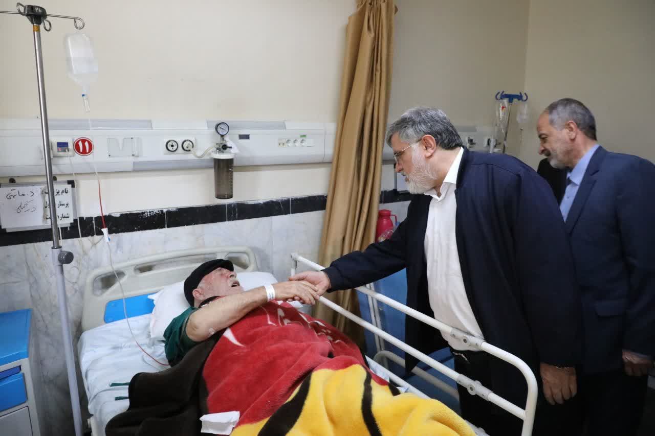 آلبوم تصویری / عیادت استاندار آذربایجان‌غربی از مصدومان زلزله شهرستان سلماس