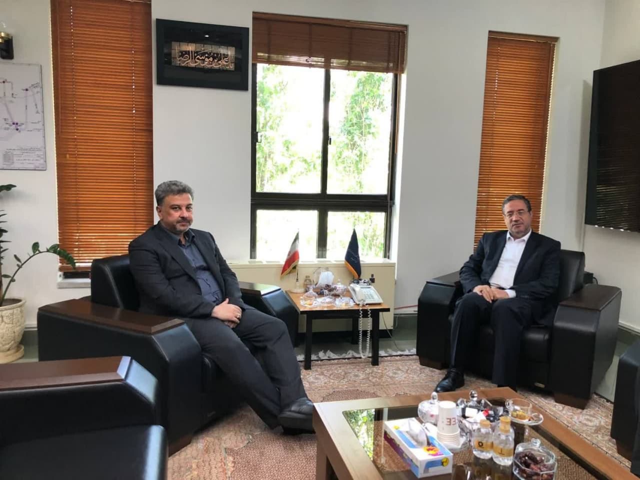 دیدار استاندار آذربایجانغربی با مدیر عامل شرکت توانیر
