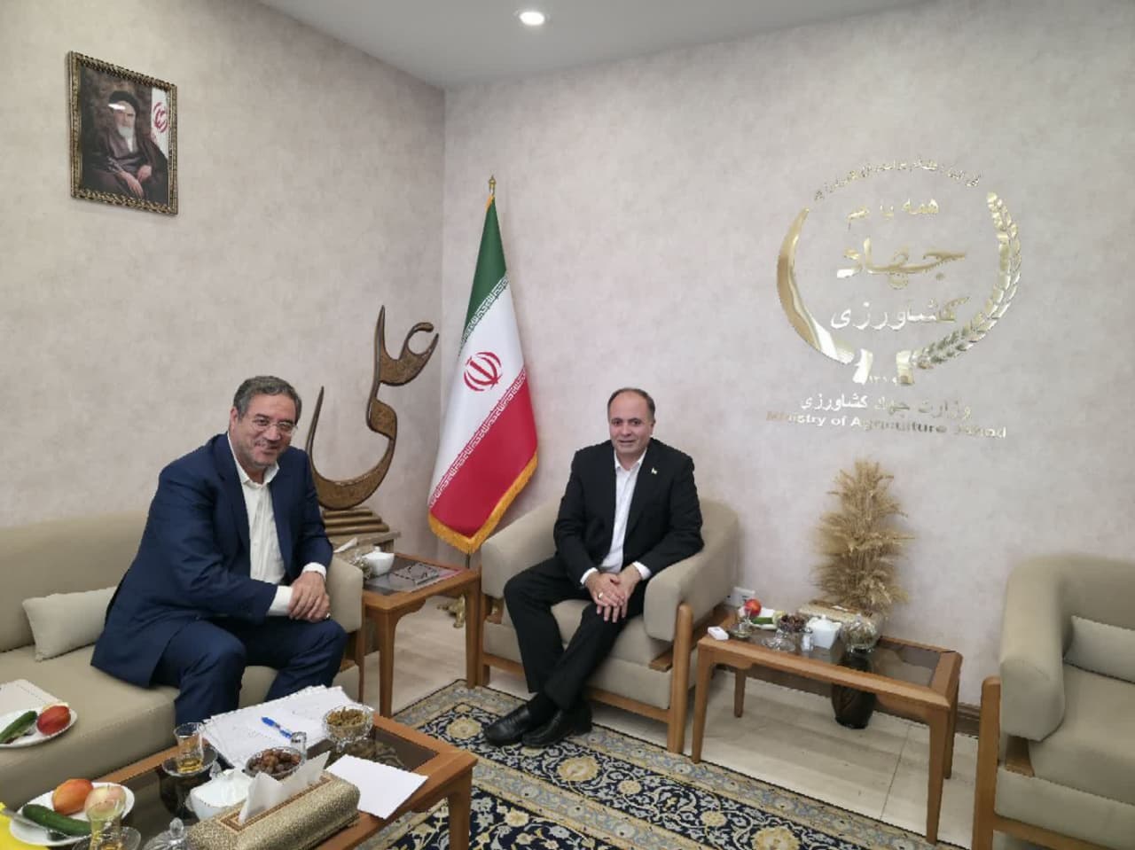 دیدار استاندار آذربایجانغربی با وزیر جهاد کشاورزی