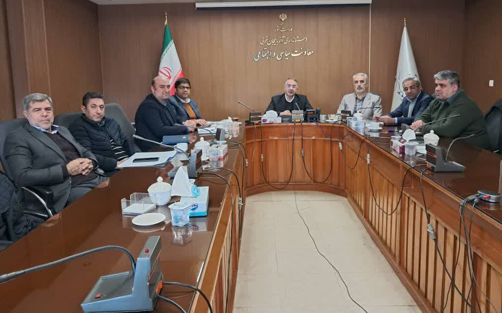 برگزاری جلسه ستاد انتخابات آذربایجان‌غربی