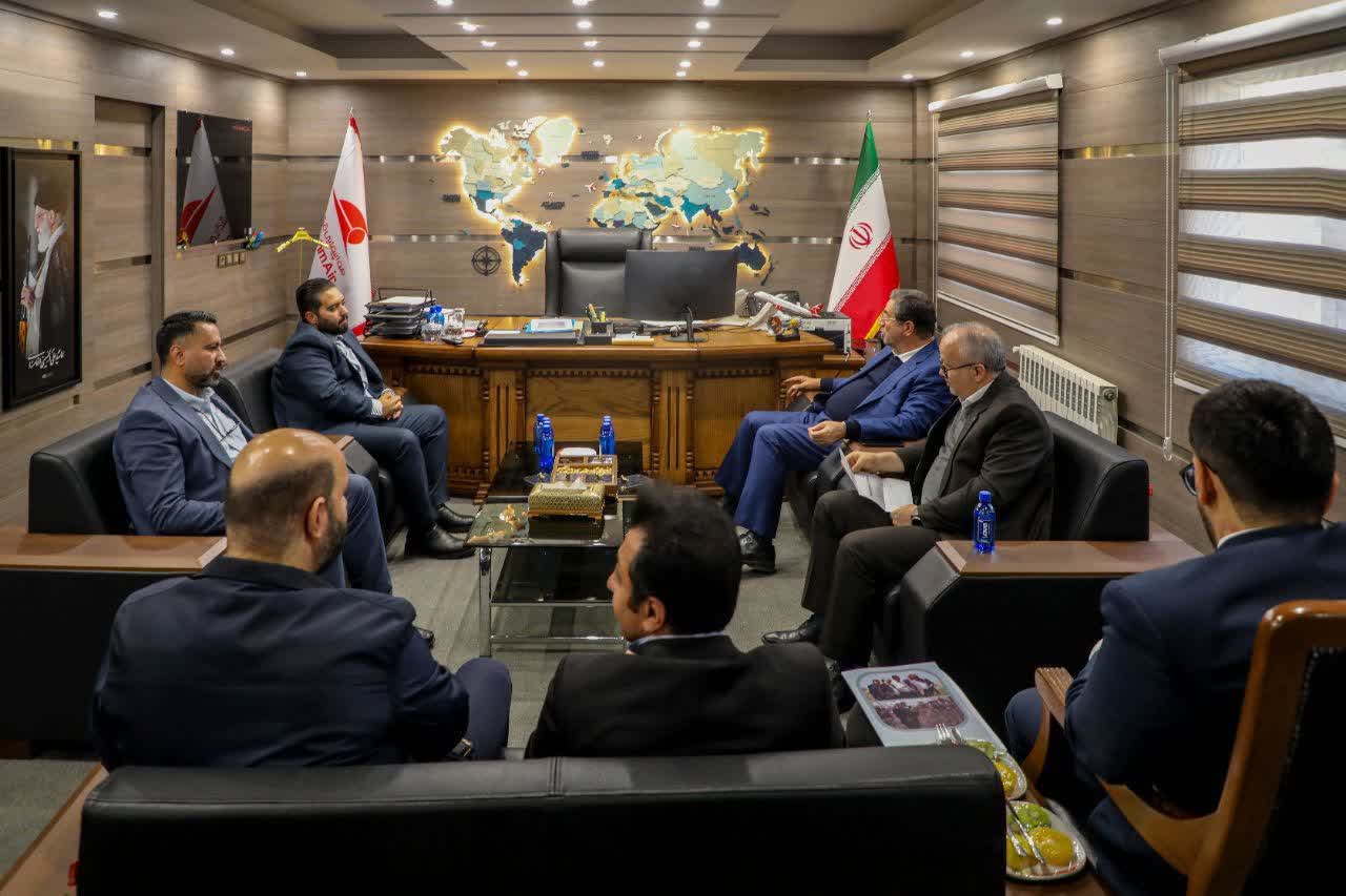 دیدار استاندار آذربایجانغربی با رئیس هیأتمدیره و مدیرعامل شرکت هواپیمایی قشم ایر