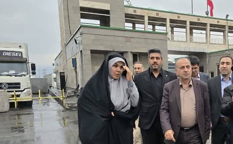 بازدید مدیرکل امور مرزی وزارت کشور از گمرک بازرگان با هدف تسهیل تجارت مرزنشینان و تردد مسافران