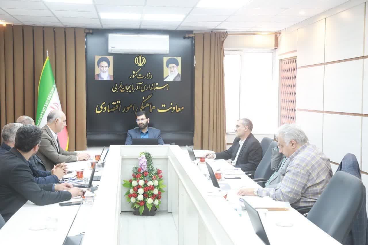 جلسه بررسی مسائل و مشکلات کارخانجات تولید آرد آذربایجان غربی