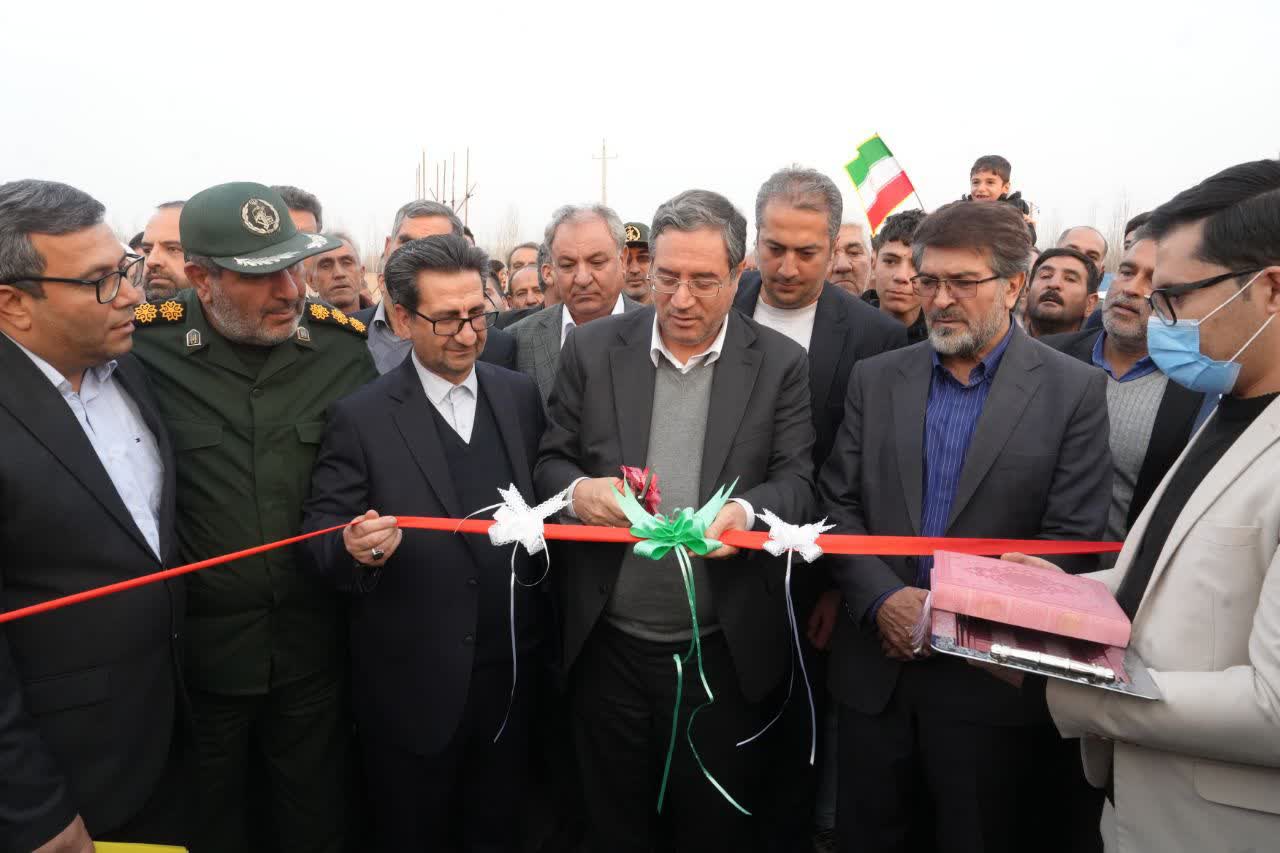 بهره‌برداری از پروژه‌های شهری شهر بکتاش شهرستان میاندوآب + تصاویر