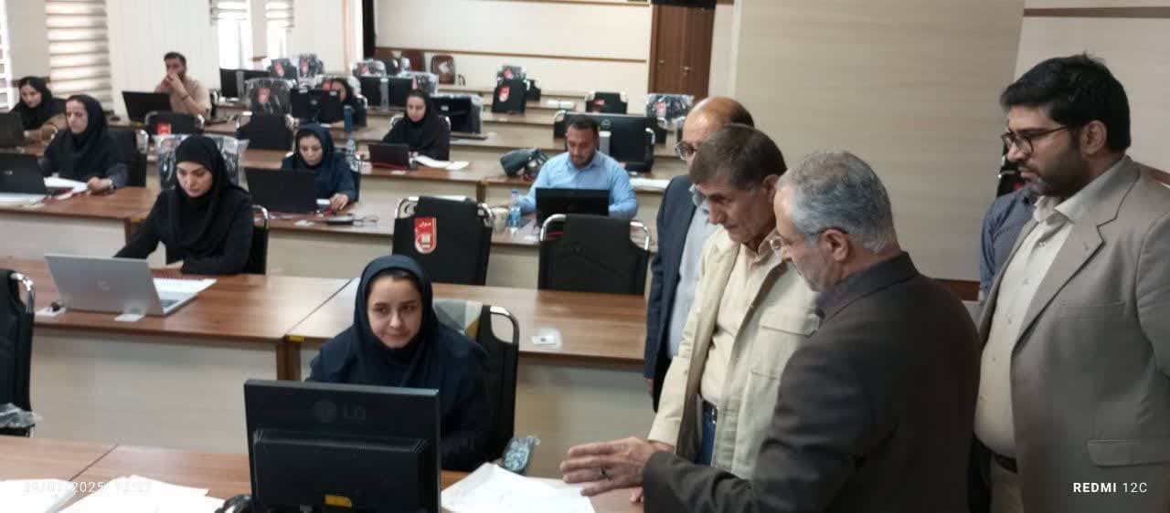 بازدید معاون توسعه مدیریت و منابع استاندار آذربایجانغربی از روند اجرای پروژه ملی GNAF در استان