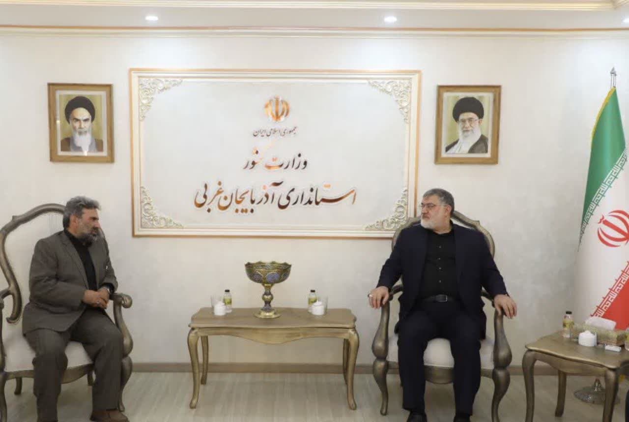دیدار رئیس سازمان قضایی نیروهای مسلح استان با استاندار آذربایجان‌غربی