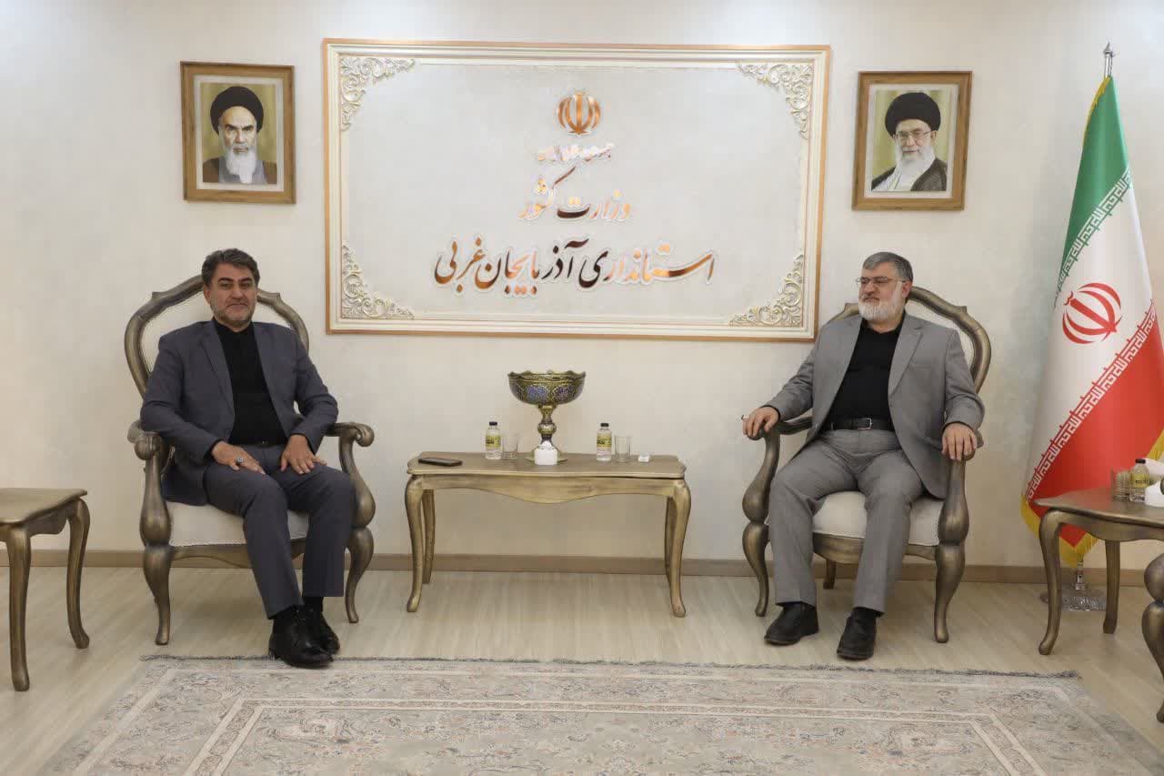 دیدار نماینده خوی و چایپاره در مجلس شورای اسلامی با استاندار آذربایجانغربی