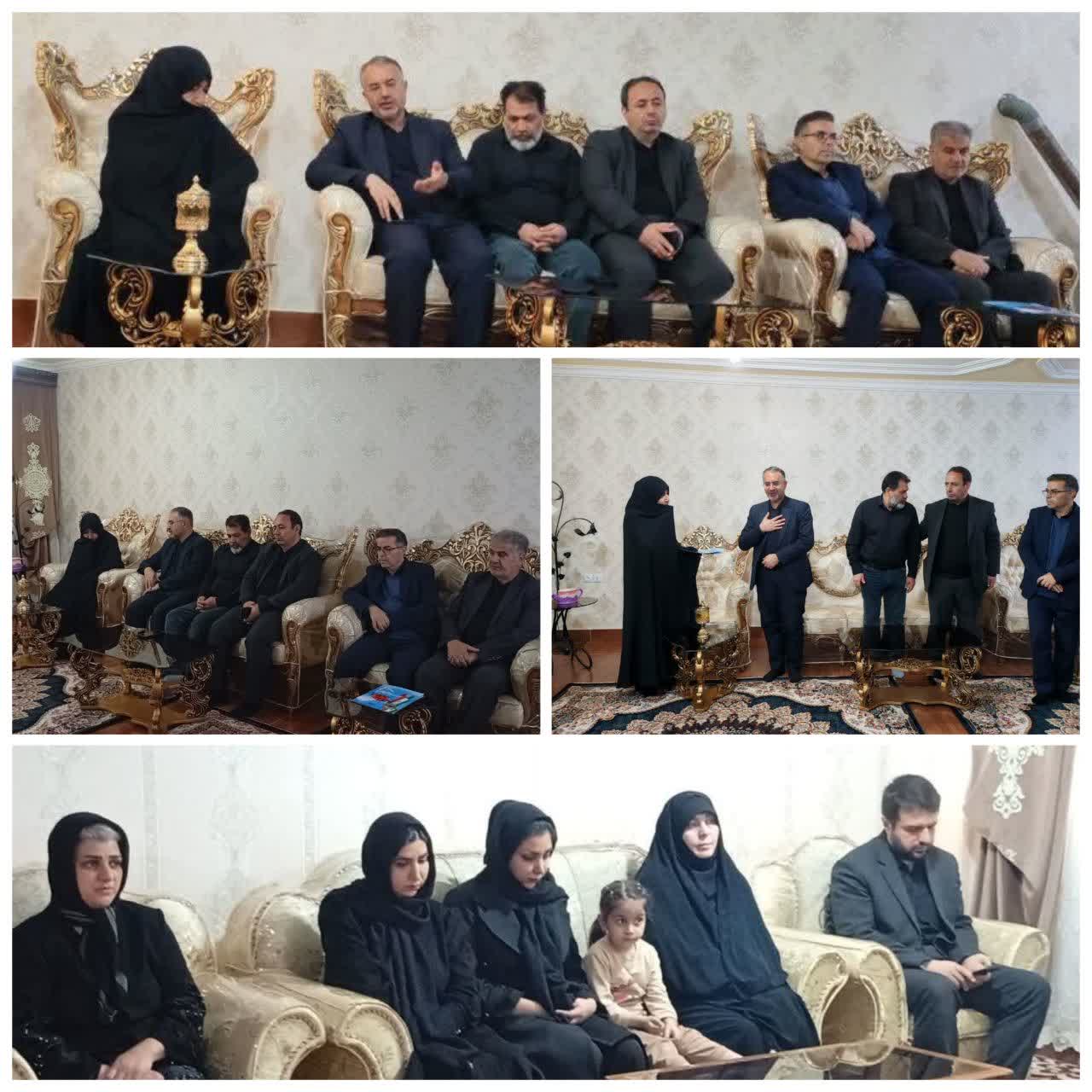 دیدار معاون استاندار آذربایجان‌غربی با خانواده شهید خلیل‌پور