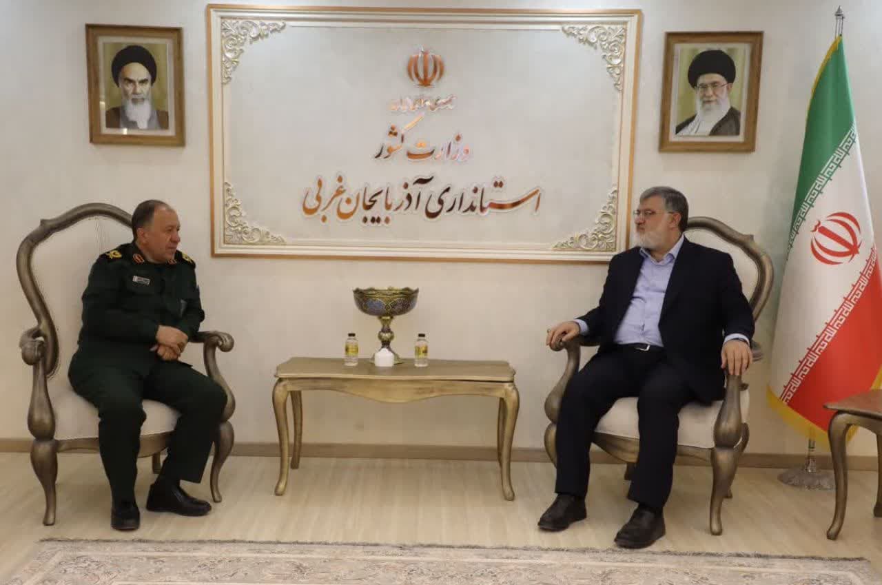 دیدار فرمانده سپاه شهدای استان با استاندار آذربایجان‌غربی + تصاویر