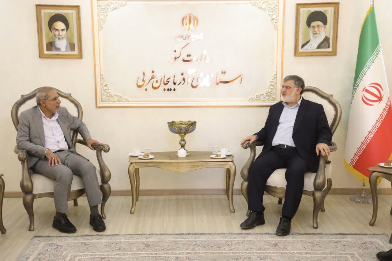 دیدار مدیرعامل سازمان جمعآوری و فروش اموال تملیکی با استاندار آذربایجان غربی