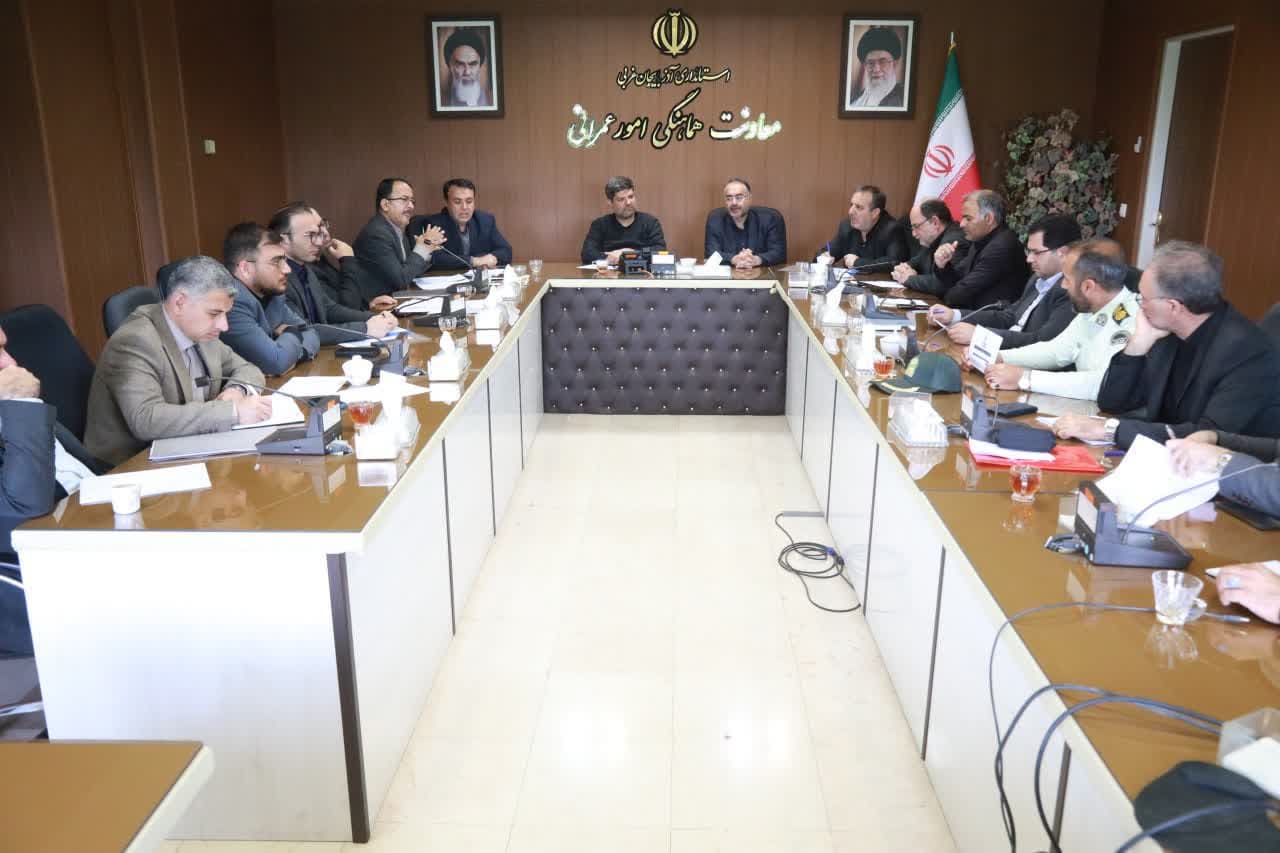 برگزاری جلسه بررسی روند اجرای مصوبات بازدید استاندار آذربایجانغربی از منطقه المهدی ارومیه + تصاویر