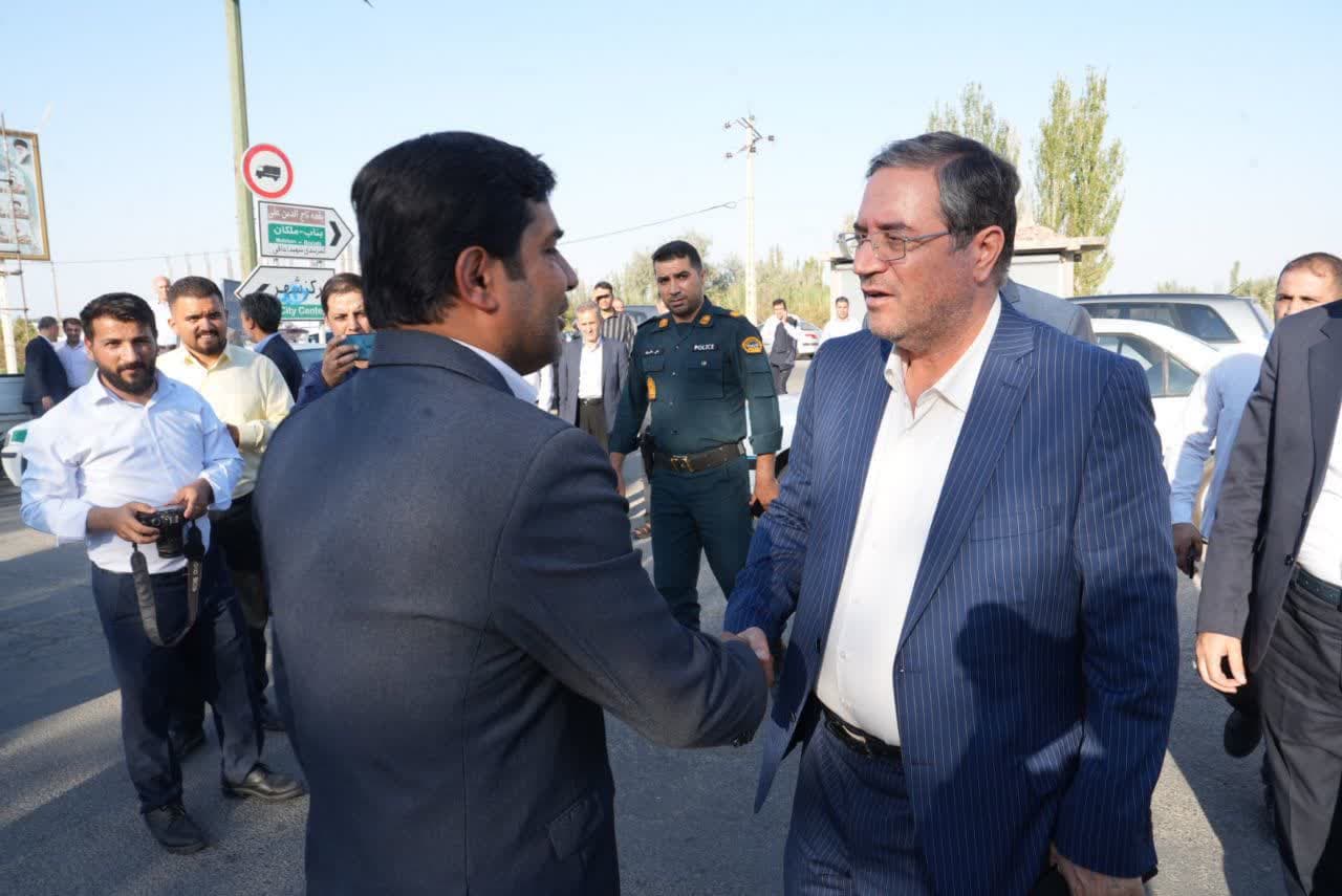 سفر استاندار آذربایجانغربی به شهرستان چهاربرج + تصاویر