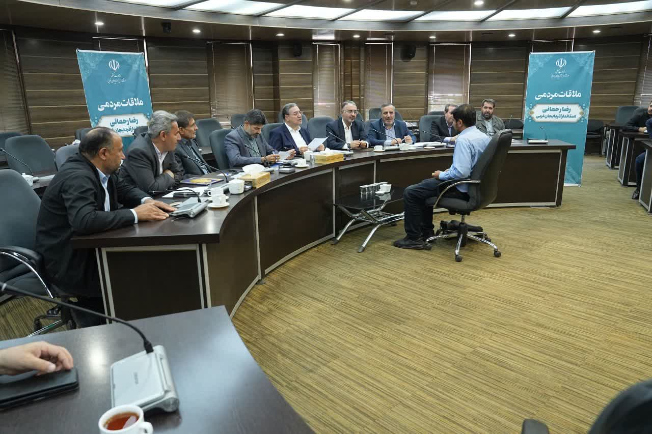 برگزاری ملاقات مردمی استاندار آذربایجانغربی + تصاویر