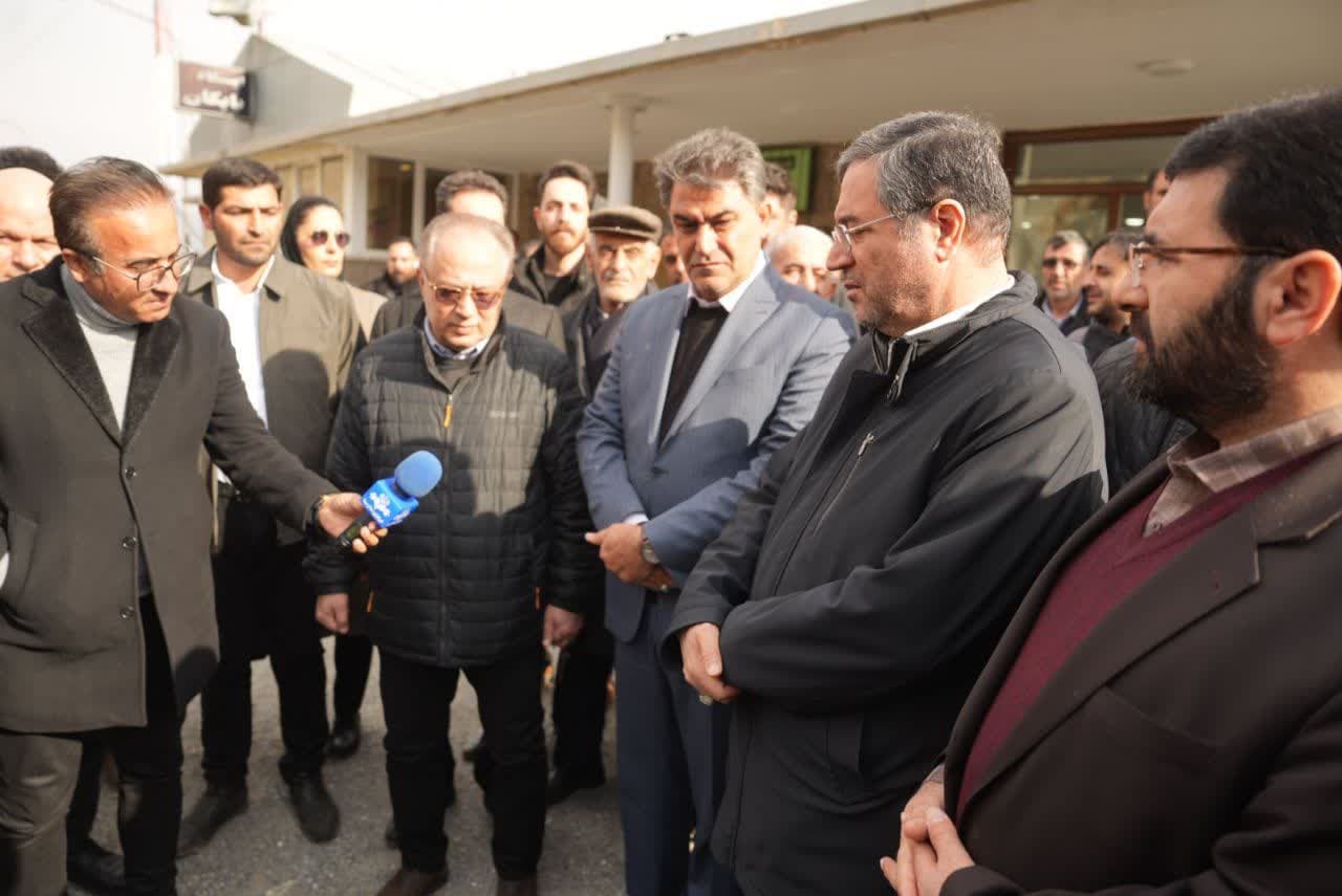 بازدید معاون امور مجلس رئیس جمهور و استاندار آذربایجانغربی از ایستگاه راه آهن بابکان خوی + تصاویر