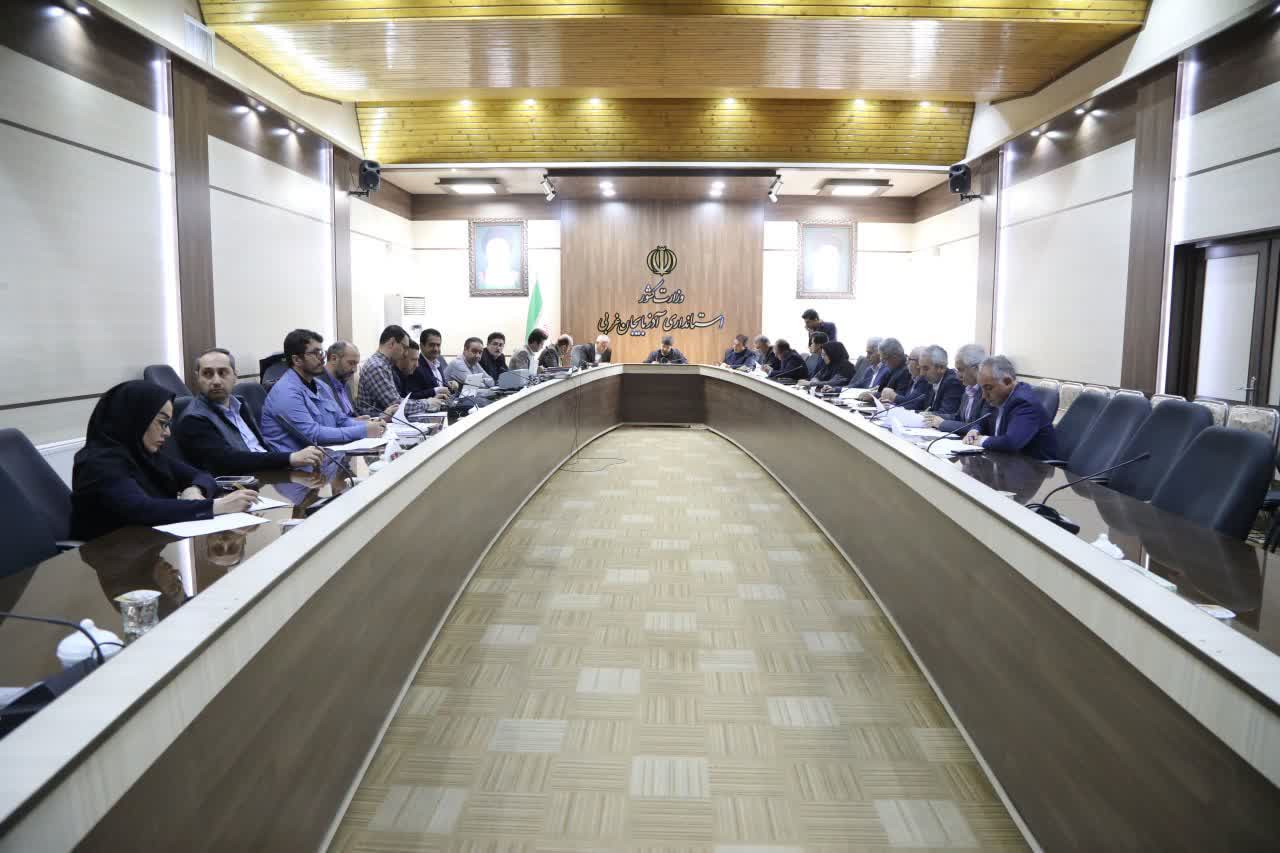 برگزاری جلسه کارگروه امور زیربنایی و توسعه روستایی، عشایری، شهری و آمایش سرزمین و محیط زیست آذربایجان‌غربی