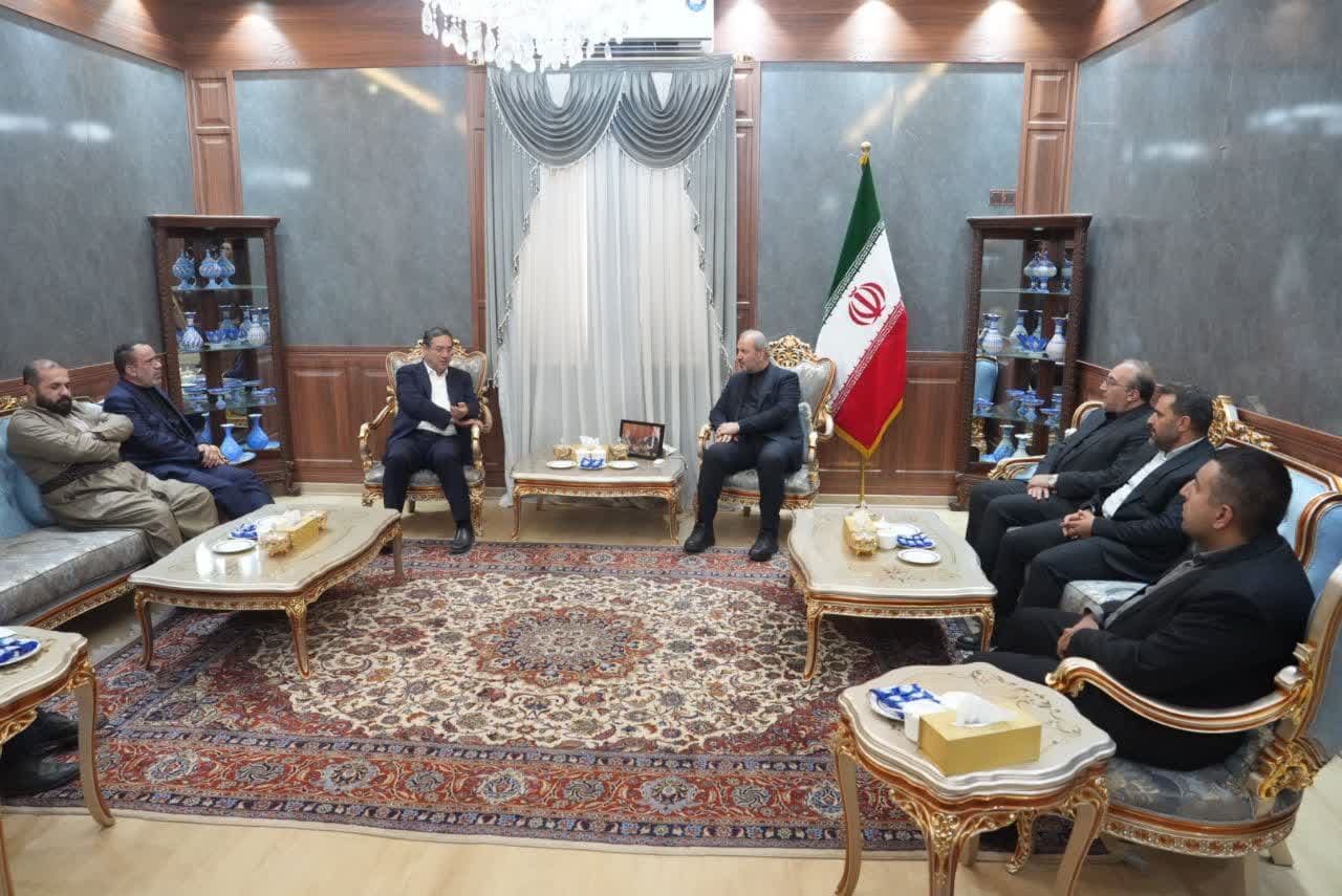 دیدار استاندار آذربایجانغربی با سفیر جمهوری اسلامی ایران در بغداد + تصاویر