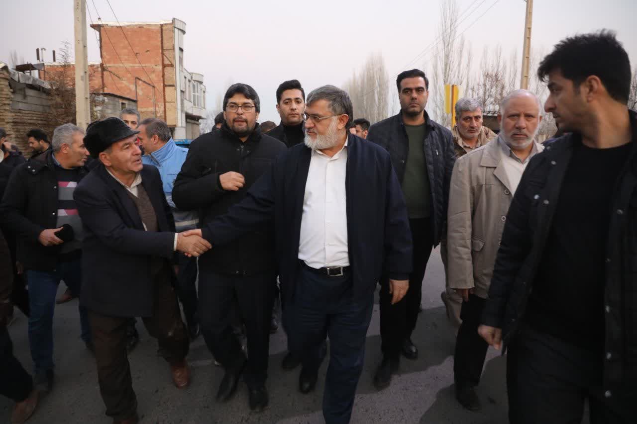 آلبوم تصویری / بازدید استاندار آذربایجانغربی و رئیس سازمان مدیریت بحران کشور از مناطق زلزله زده شهرستان خوی
