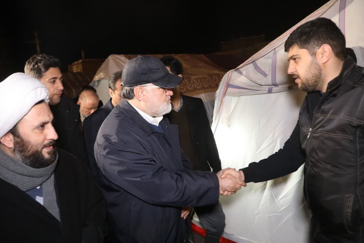 آلبوم تصویری / بازدید شبانه استاندار آذربایجانغربی از مناطق زلزله زده شهرستان خوی