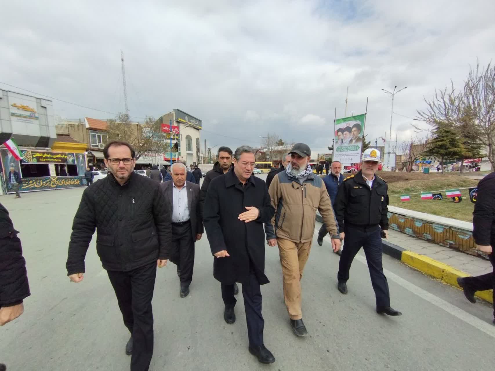 بازدید استاندار آذربایجان‌غربی از بازار ارومیه + تصاویر