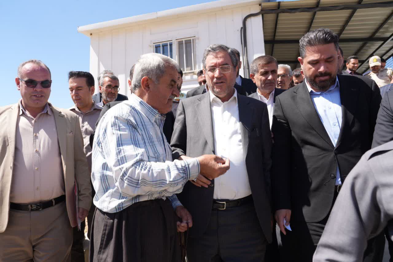 بازدید استاندار آذربایجانغربی از مرز کیله سردشت + تصاویر