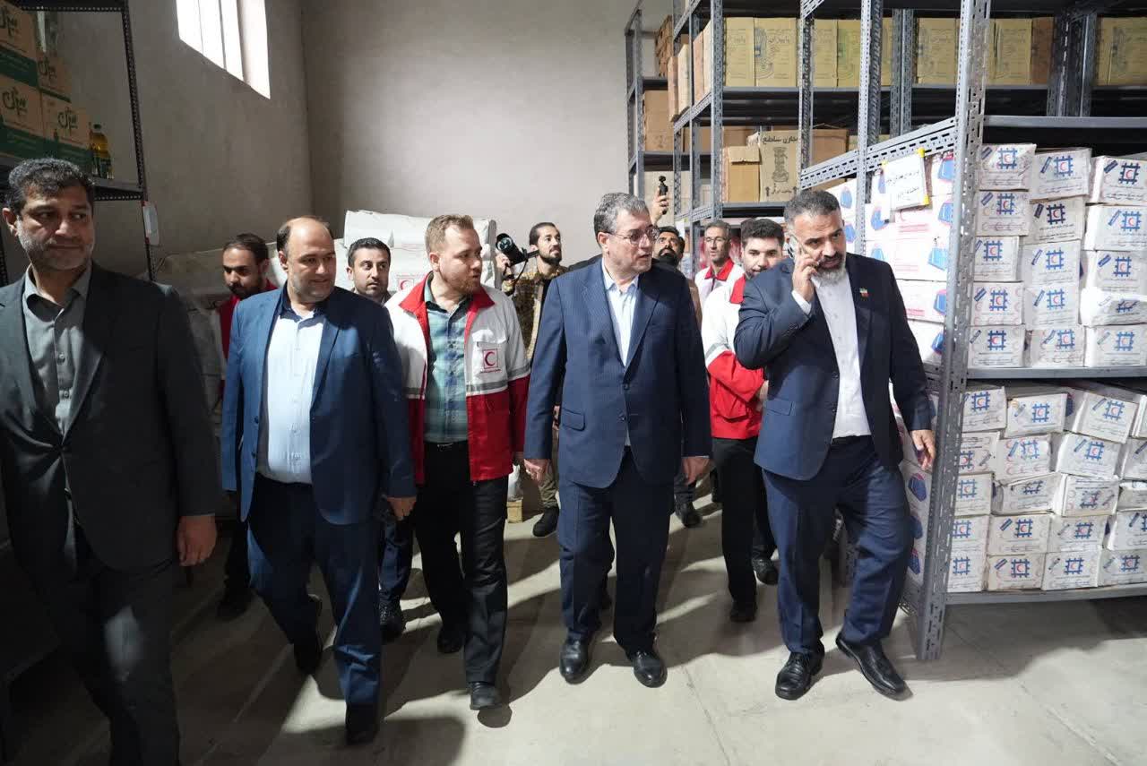 بازدید استاندار آذربایجانغربی از مجموعه هلالاحمر شهرستان تکاب + تصاویر