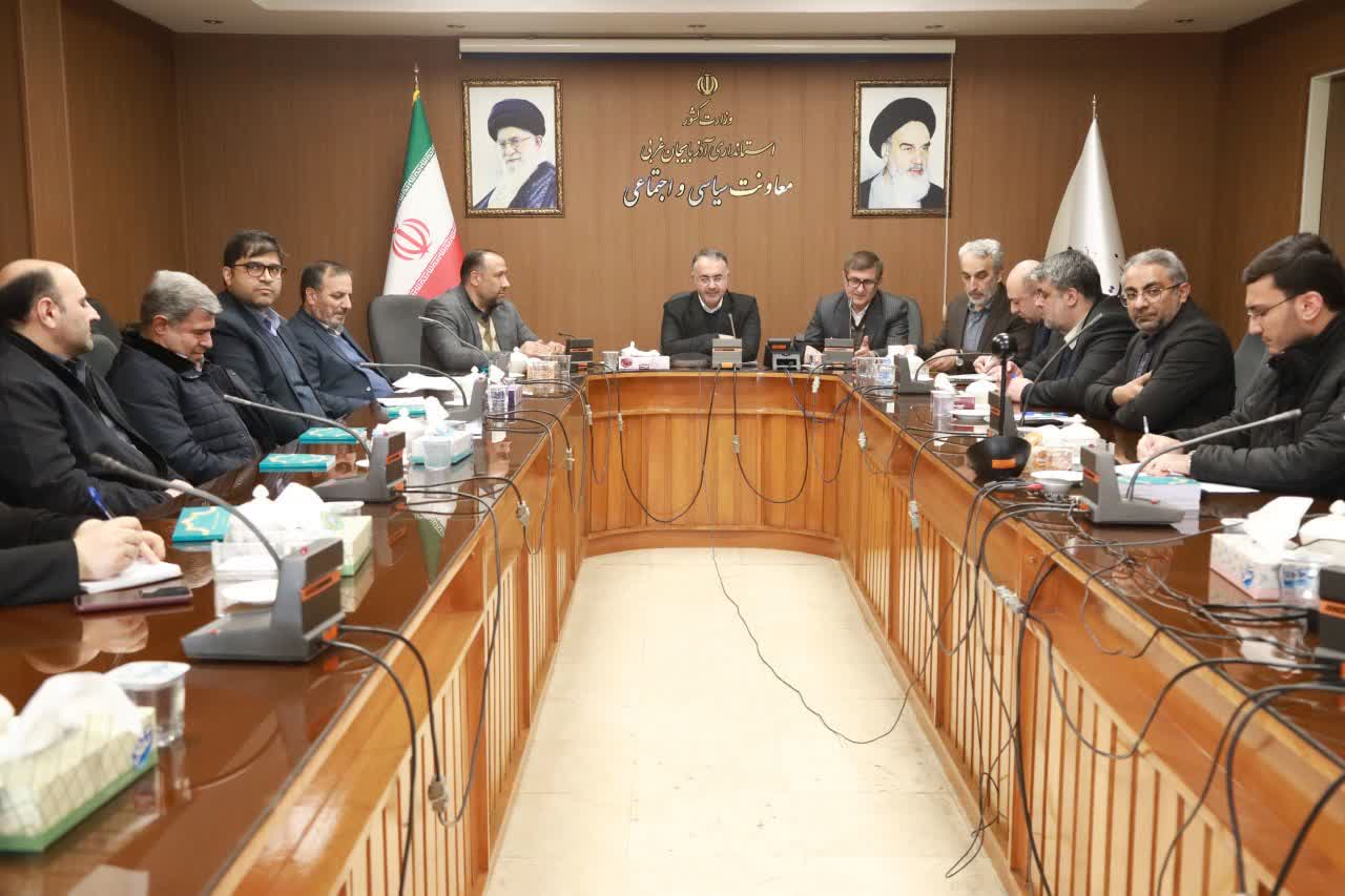 برگزاری جلسه ستاد انتخابات آذربایجان‌غربی + تصاویر