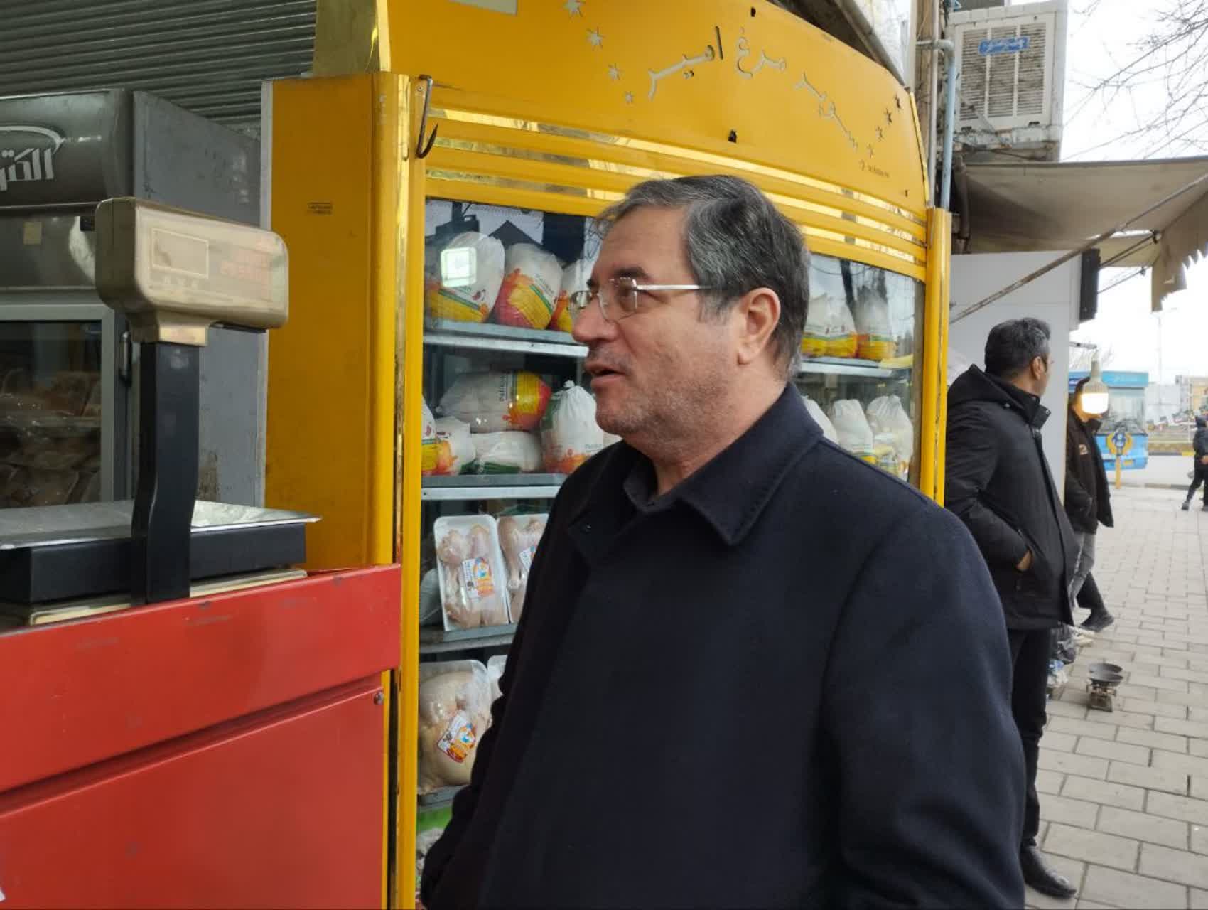 بازدید استاندار آذربایجان‌غربی از بازار ارومیه + تصاویر