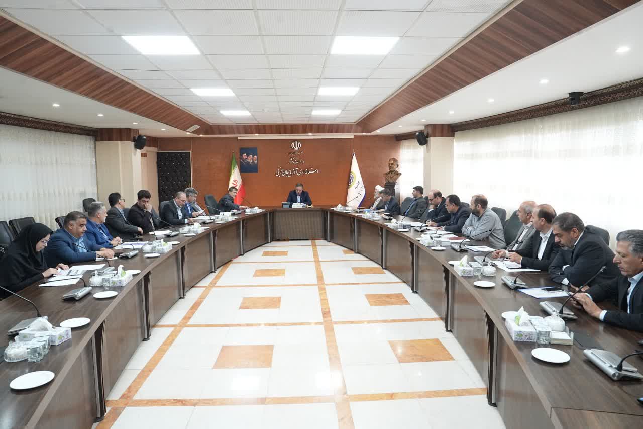برگزاری جلسه ستاد بازسازی و پشتیبانی جنگ آذربایجانغربی + تصاویر