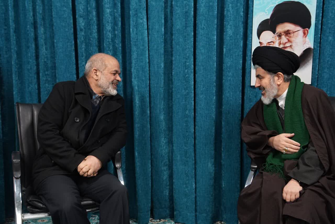 دیدار جانشین فرمانده کل سپاه پاسداران و استاندار آذربایجان‌غربی با نماینده ولی فقیه در استان + تصاویر