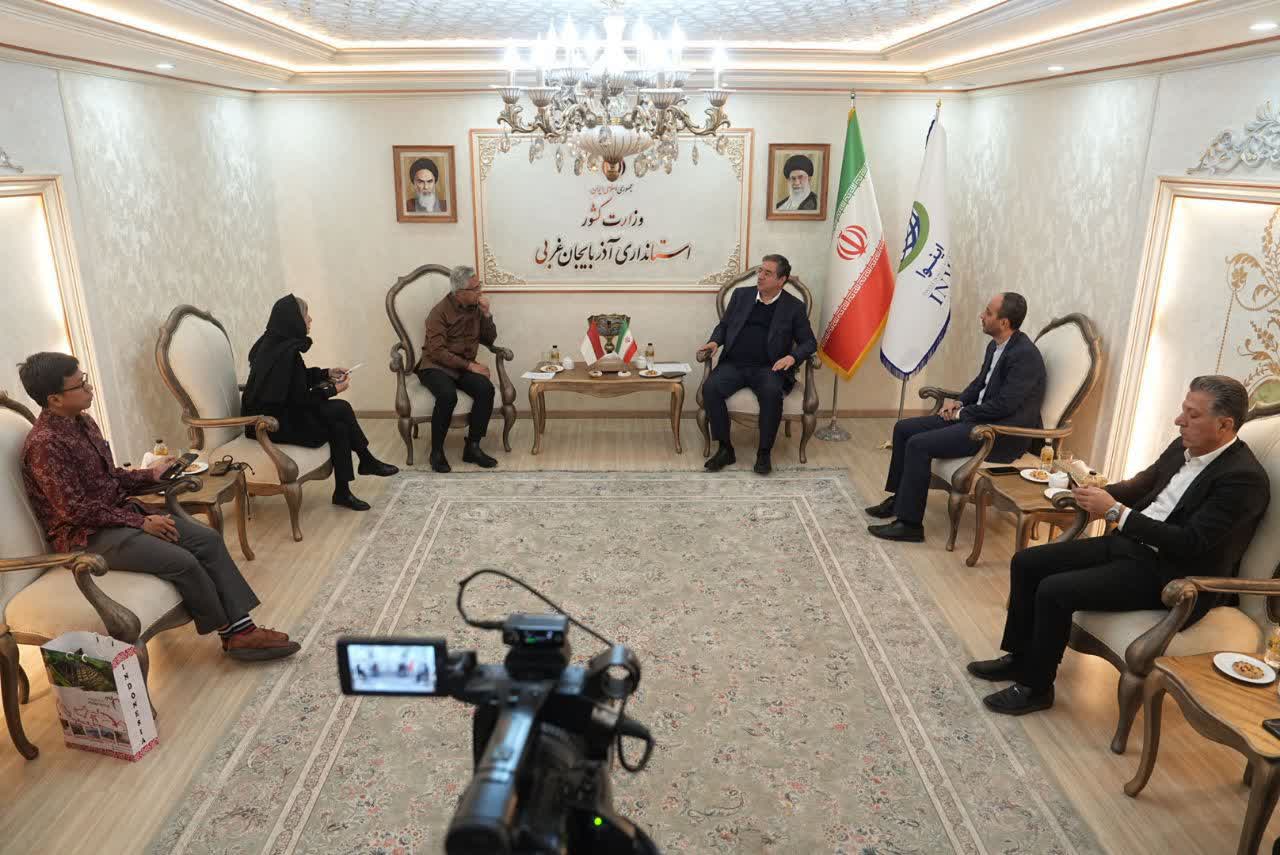 دیدار سفیر اندونزی در ایران با استاندار آذربایجان‌غربی + تصاویر