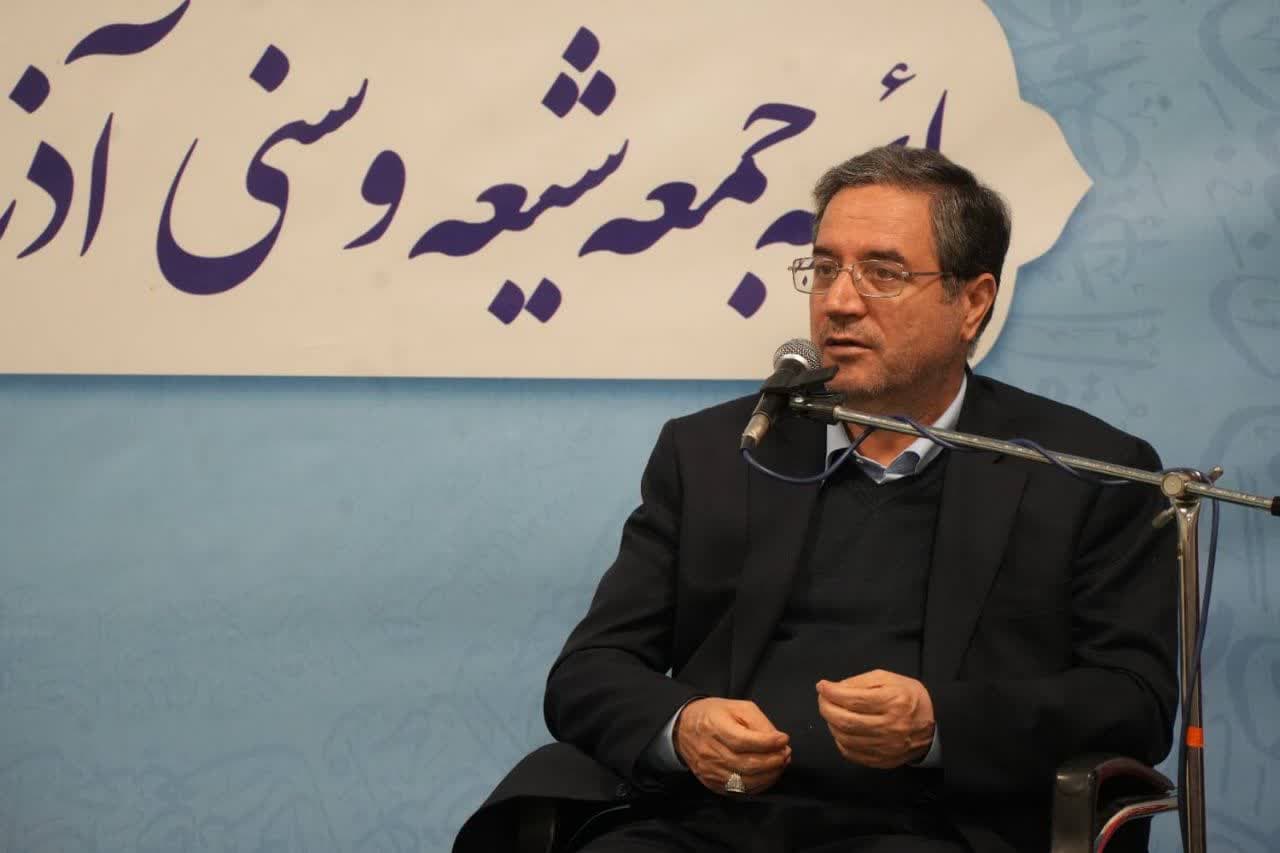 حضور استاندار آذربایجانغربی در نشست مشترک ائمه جمعه شیعه و سنی استان + تصاویر