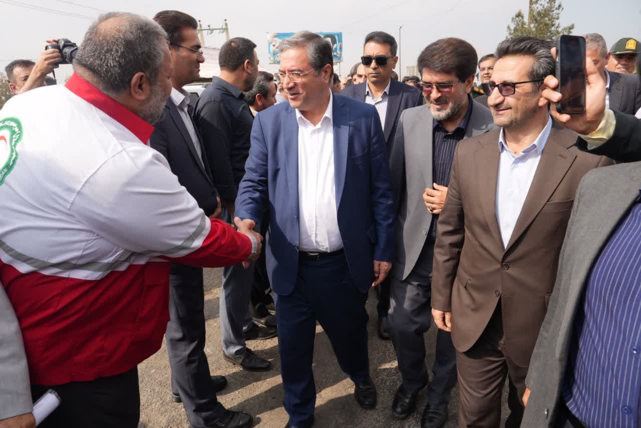 آغاز سفر استاندار آذربایجانغربی به شهرستان میاندوآب + تصاویر