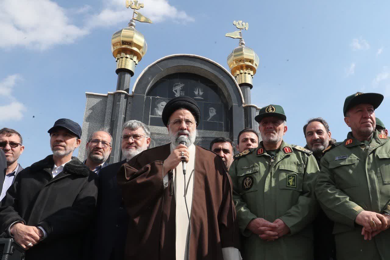 حضور رئیس جمهور در یادمان شهید محمد بروجردی + تصاویر
