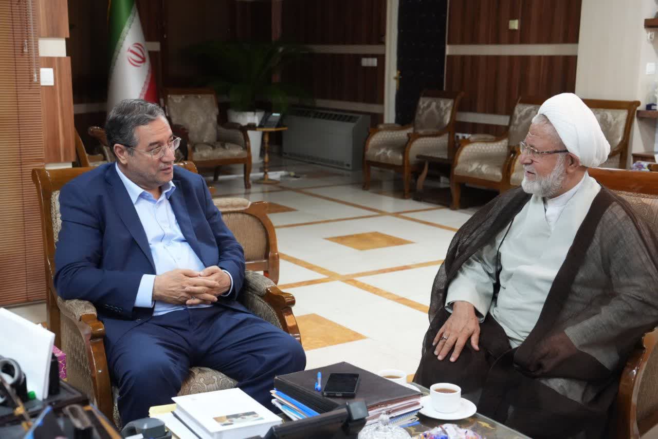 دیدار مشاور عالی نماینده ولی فقیه و رئیس شورای هماهنگی تبلیغات اسلامی کشور با استاندار آذربایجانغربی + تصاویر