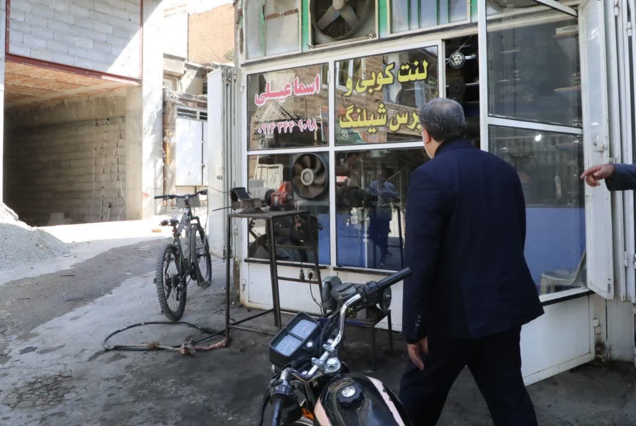 آلبوم تصویری / بازدید میدانی استاندار آذربایجانغربی از منطقه پشت تب مهاباد