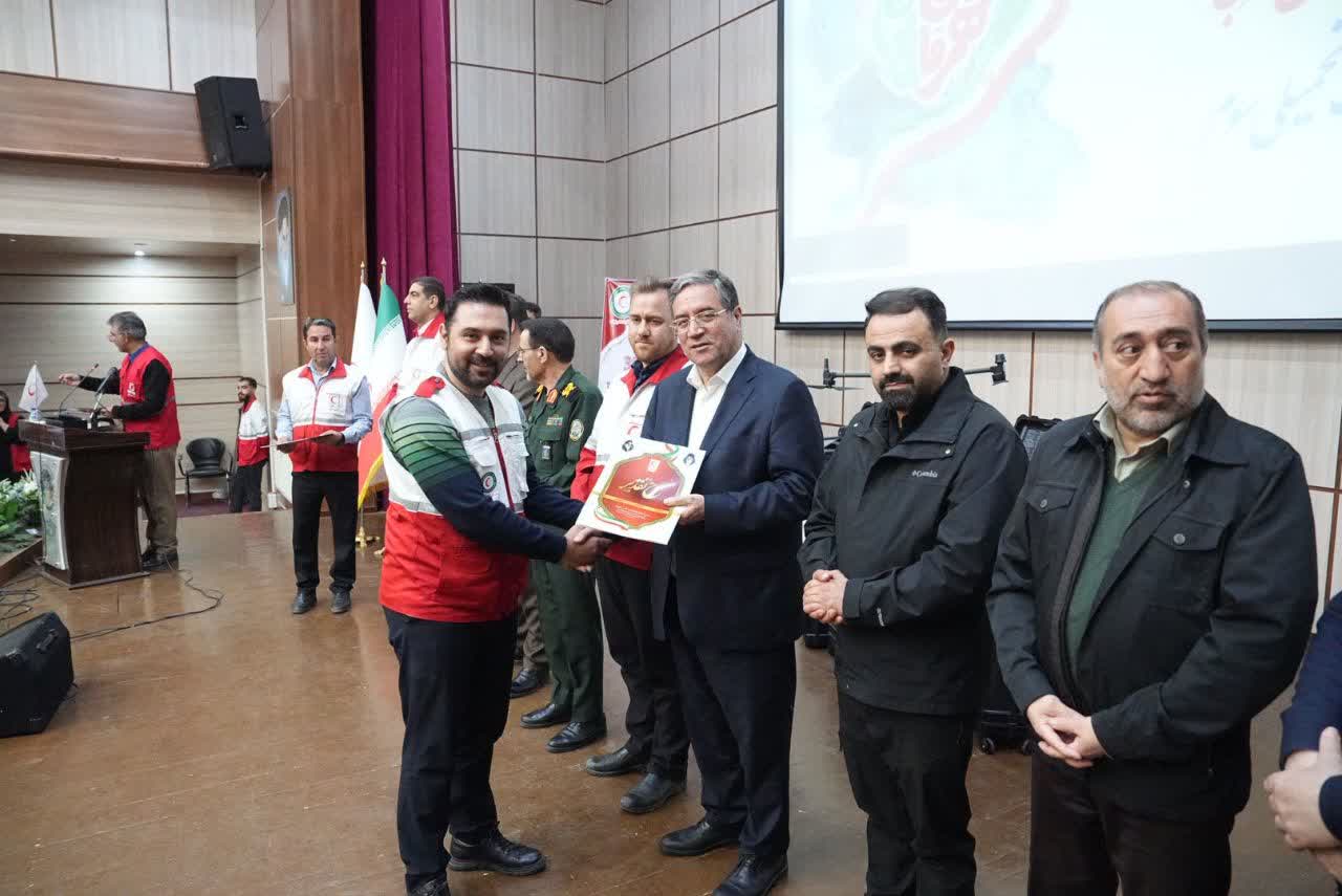 آلبوم تصویری / برگزاری مراسم تجلیل از رشادت‌های امدادگران جمعیت هلال احمر آذربایجان‌غربی