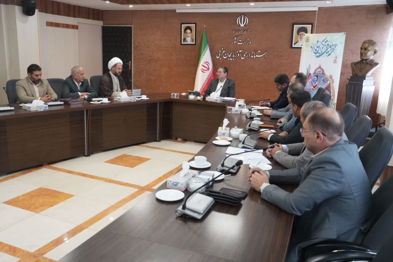 دیدار مدیرکل اوقاف و امور خیریه استان با استاندار آذربایجانغربی + تصاویر