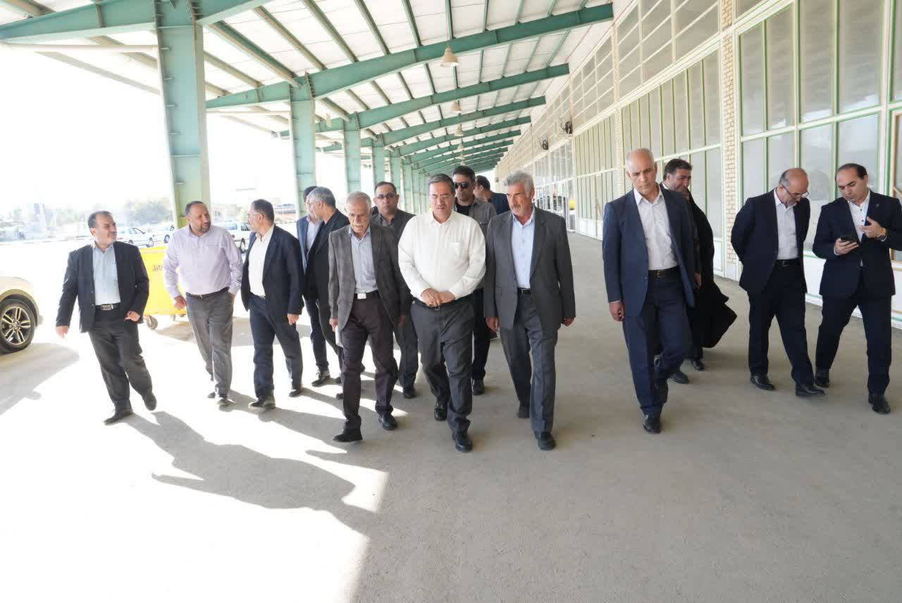 بازدید استاندار آذربایجانغربی از بازارچه راکد در مسیر ارومیه - سلماس + تصاویر