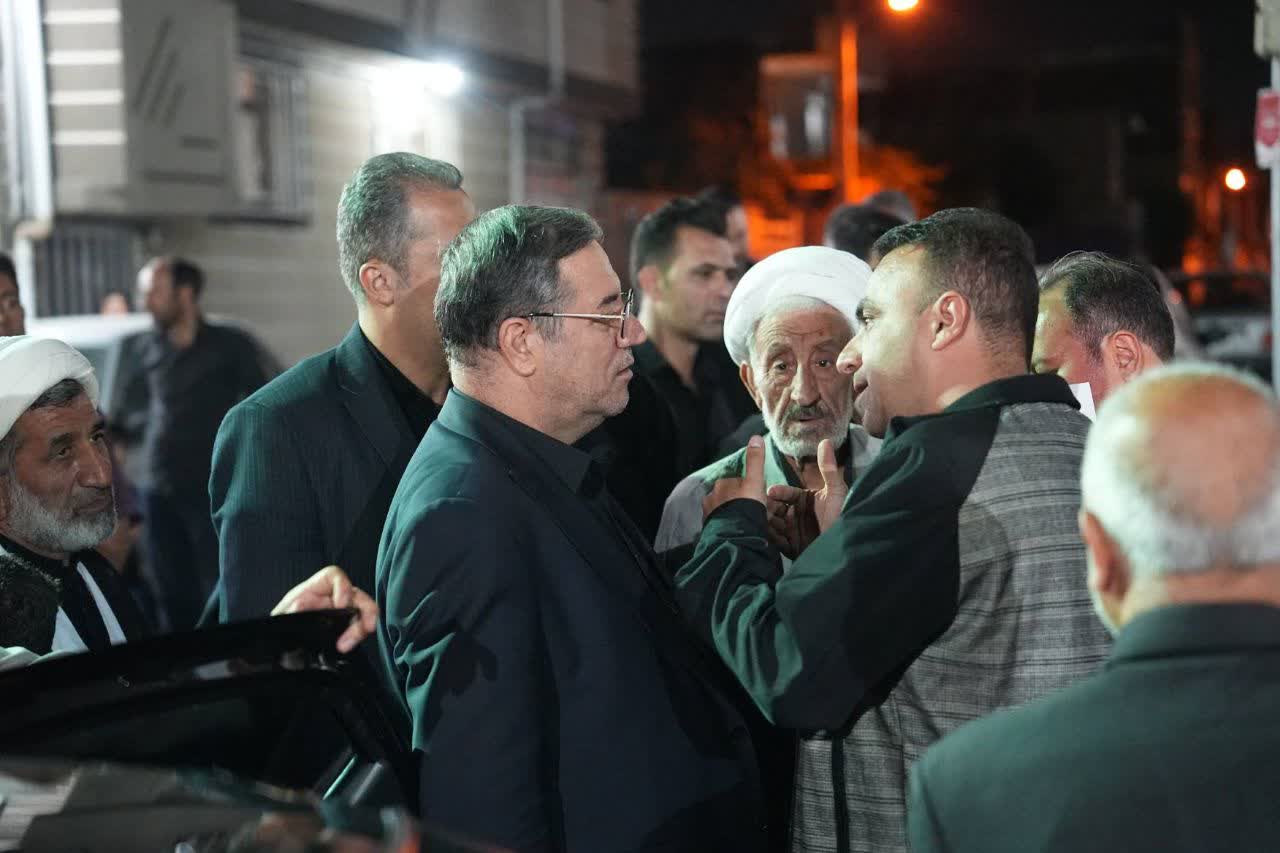 حضور استاندار آذربایجانغربی در جمع عزاداران مسجد شهدای علیار علامه مجلسی در ارومیه + تصاویر