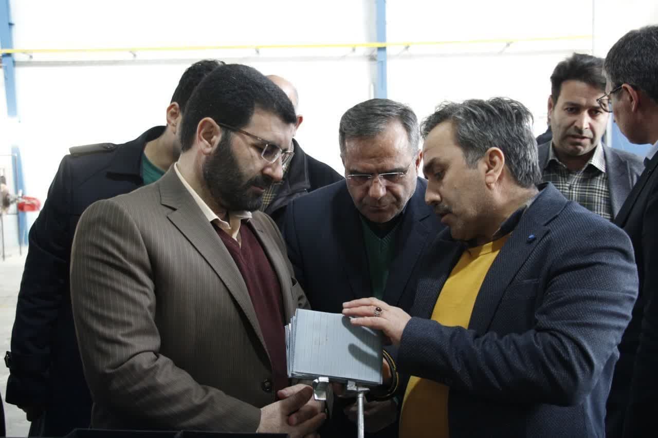 بازدید معاون هماهنگی امور اقتصادی استاندار آذربایجان غربی از سه شرکت تولیدی و صنعتی در ارومیه + تصاویر