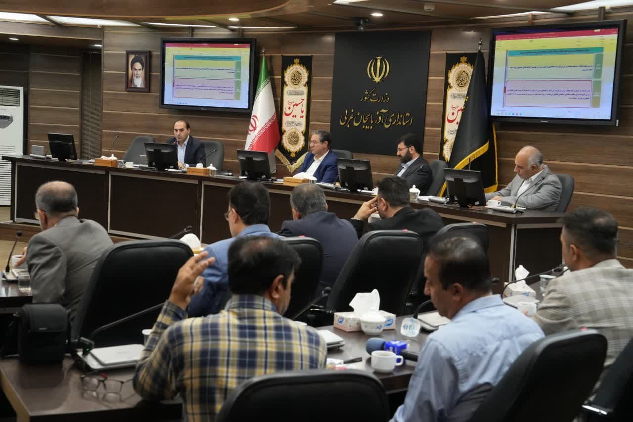 برگزاری جلسه شورای ساماندهی مبادلات مرزی آذربایجانغربی + تصاویر