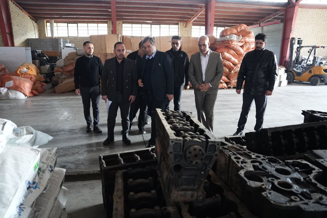 بازدید استاندار آذربایجان‌غربی از انبار اموال تملیکی در ارومیه + تصاویر
