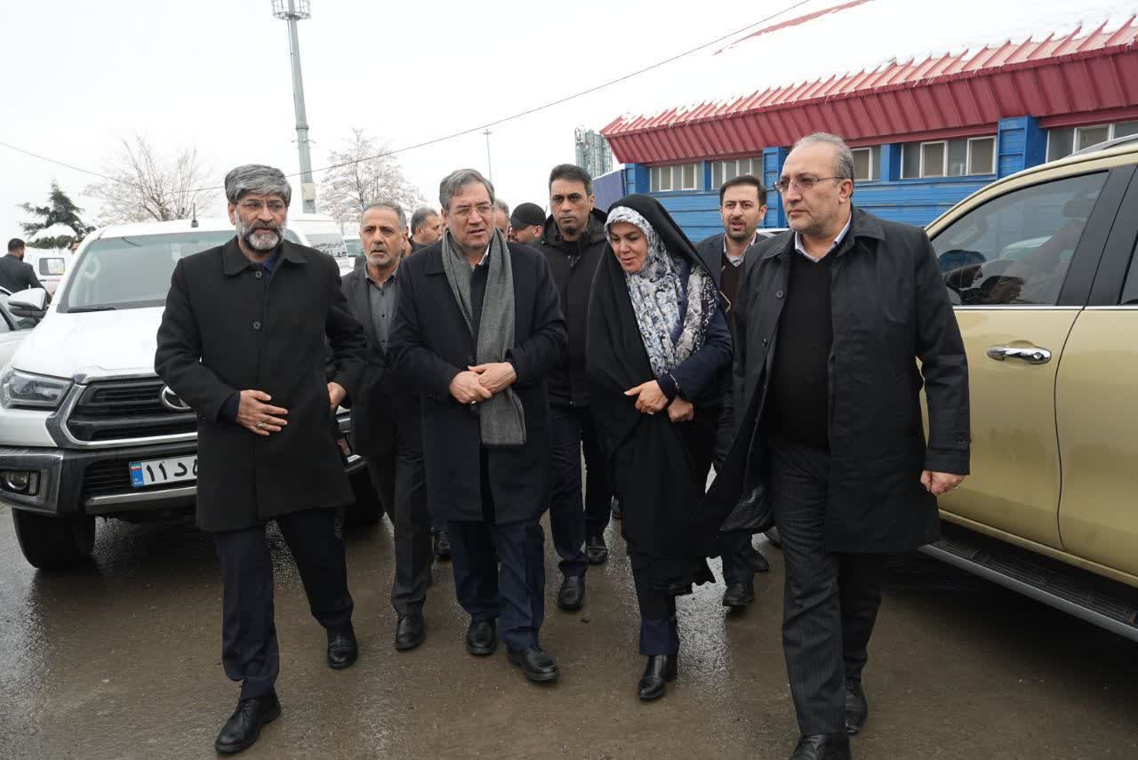 بازدید استاندار آذربایجان‌غربی از سالن مسافری، محوطه گمرک و پایانه مرزی بازرگان + تصاویر