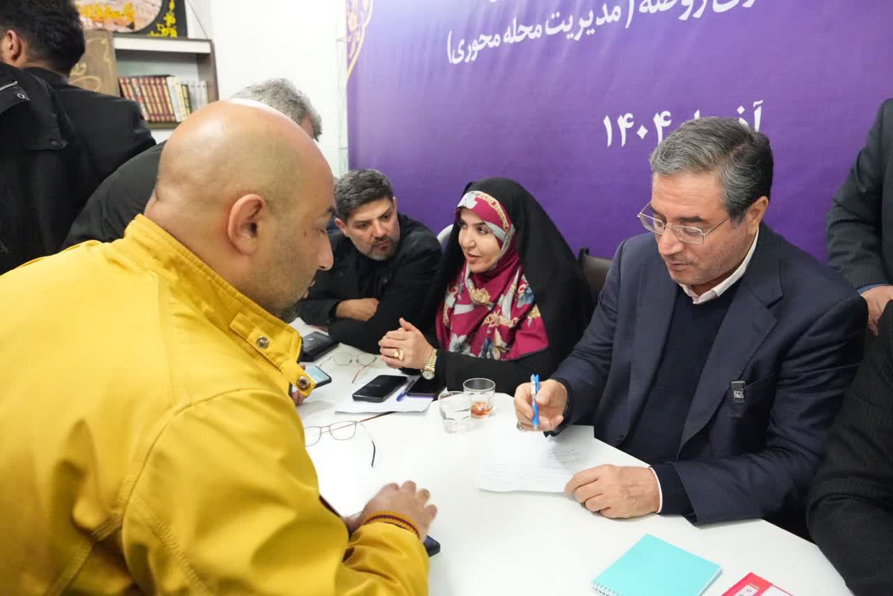 دیدار محله‌محور استاندار آذربایجان‌غربی با اهالی روستای قره‌حسنلوی روضه ارومیه + تصاویر