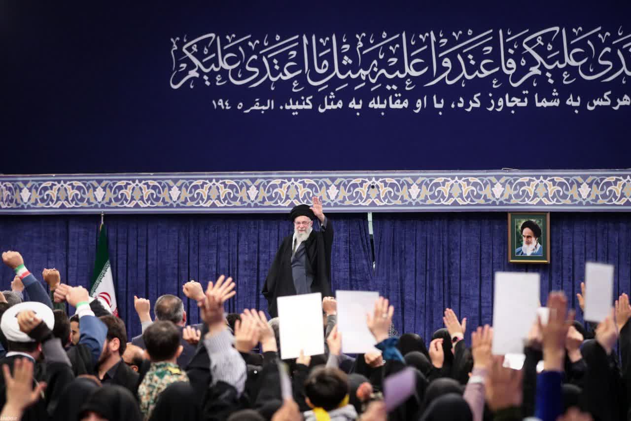 دیدار مردم آذربایجان‌شرقی با رهبر معظم انقلاب + تصاویر