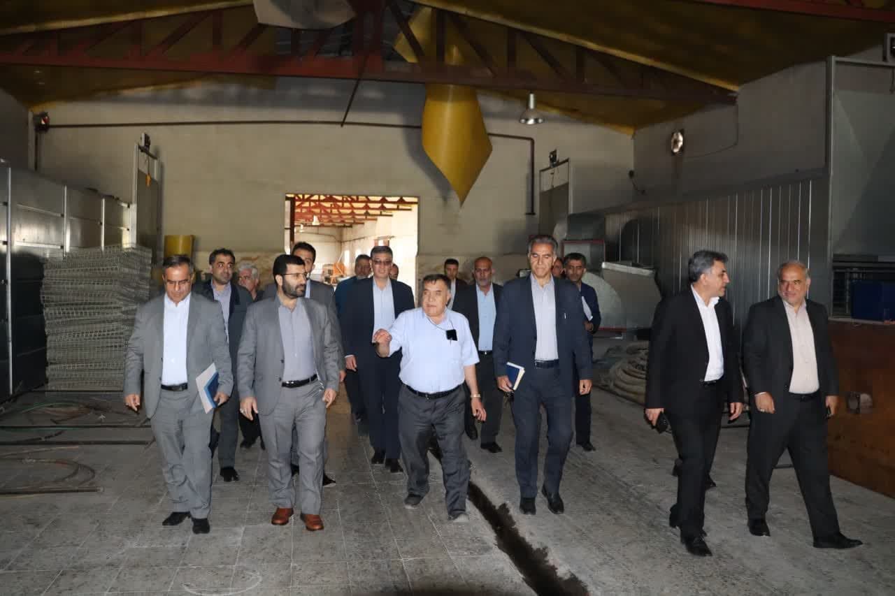 بازدید معاون هماهنگی امور اقتصادی استاندار آذربایجان غربی از دو شرکت تولیدی و صنعتی در ارومیه + تصاویر