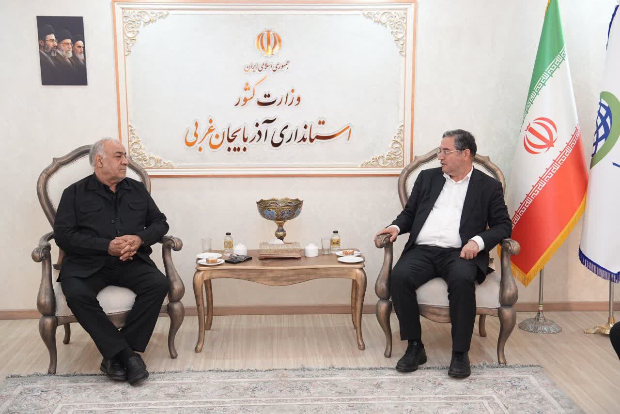 دیدار معاون وزیر راه و شهرسازی با استاندار آذربایجان‌غربی + تصاویر