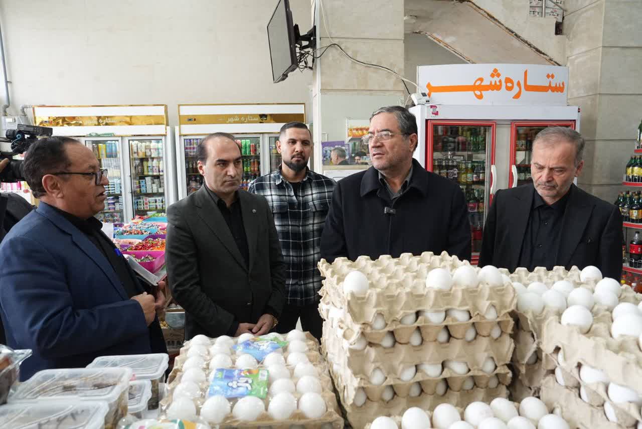 بازدید استاندار آذربایجان‌غربی از بازار شهرستان نقده + تصاویر